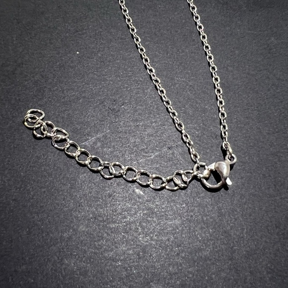 Platinum Scripture Necklace Exodus 14:14 - Picture 3 of 3